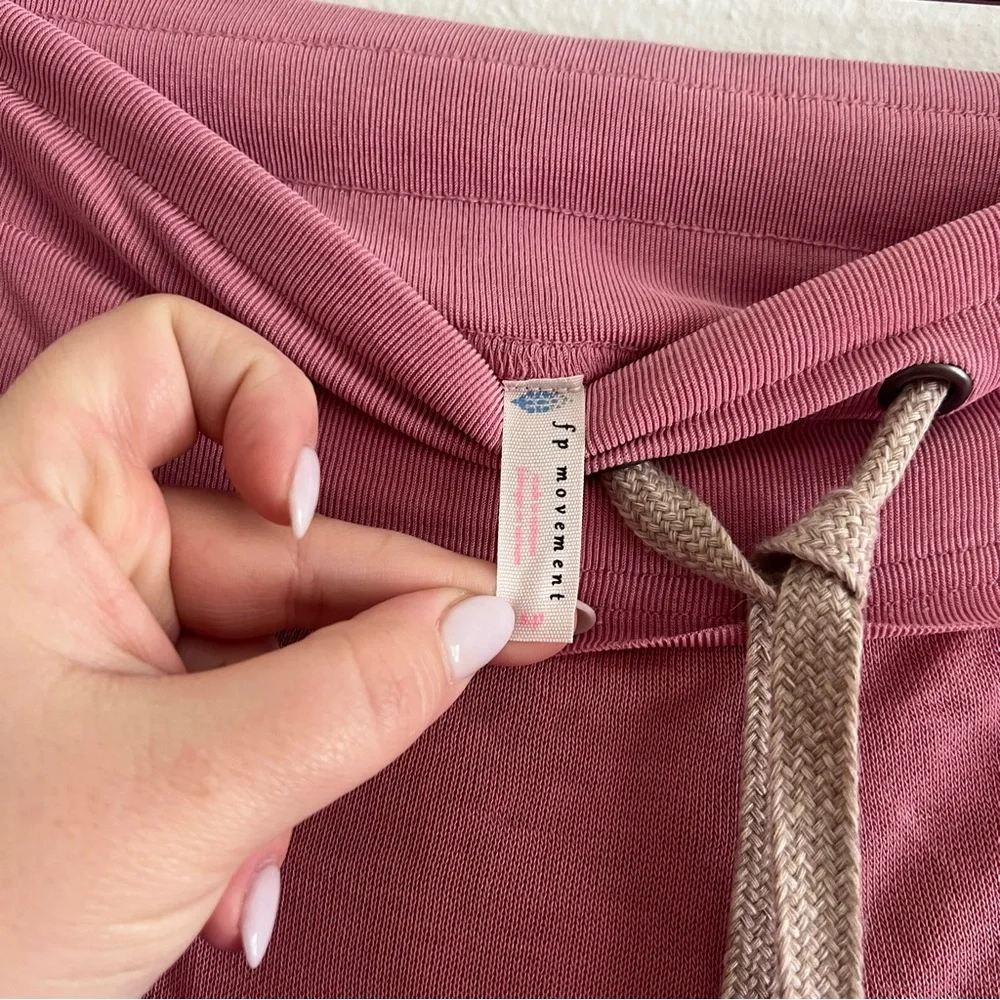 Free People Movement Ready Go Jogger Slouchy Sweatpants in Pink Sz S - Picture 7 of 10
